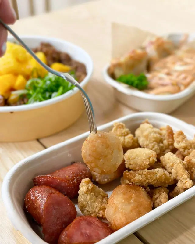  台北夜市小食拼盤