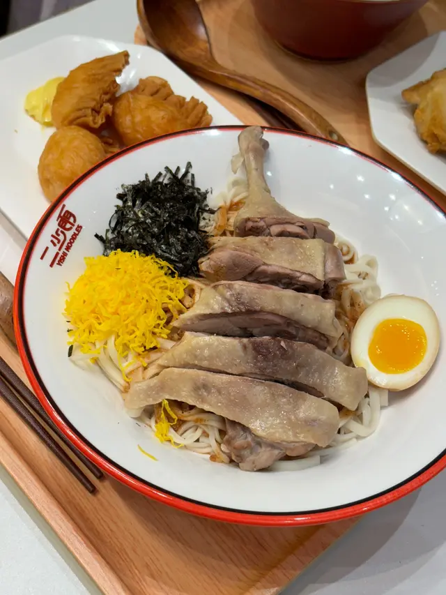 鹽水鴨蝦汁拌麵