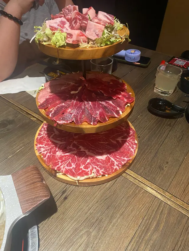 火鍋牛肉盤