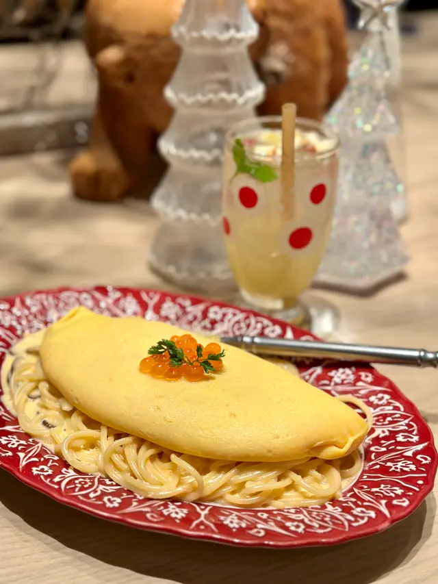 明太子蛋包意粉