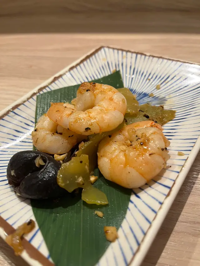 萵苣炒蝦球