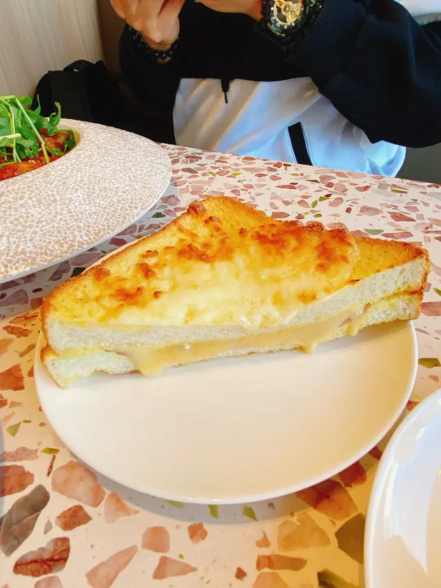 法式火腿芝士三文治（半份）