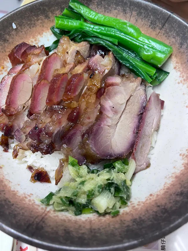 叉燒單拼飯
