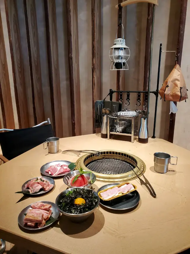 露營主題日式燒肉二人午餐