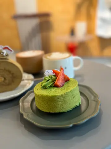 抹茶士多啤梨卷