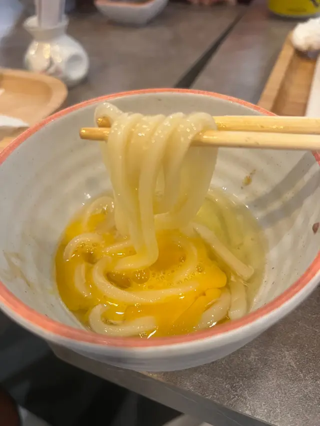 稻庭烏冬加雞蛋