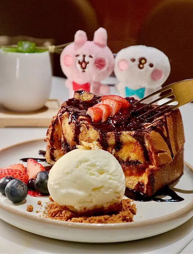 朱古力醬法式西多士