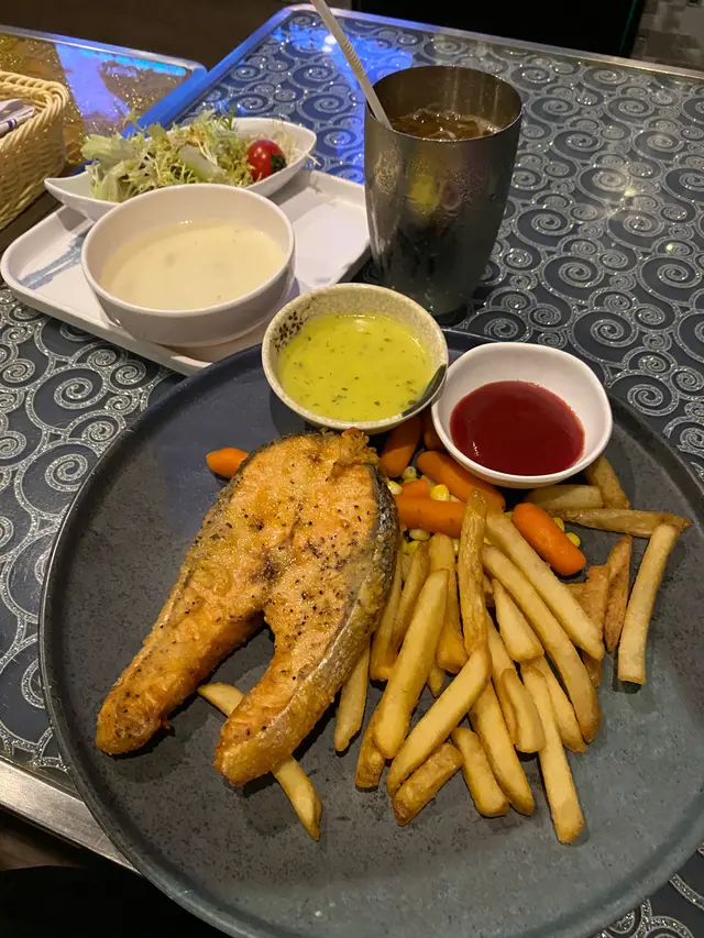 香煎挪威三文魚扒