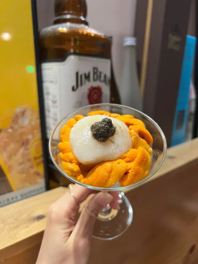 海膽胡麻豆腐沙律