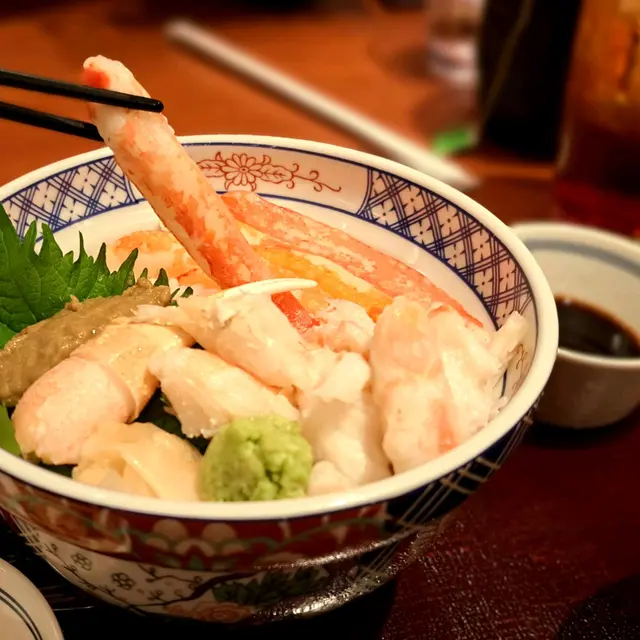 松葉蟹丼