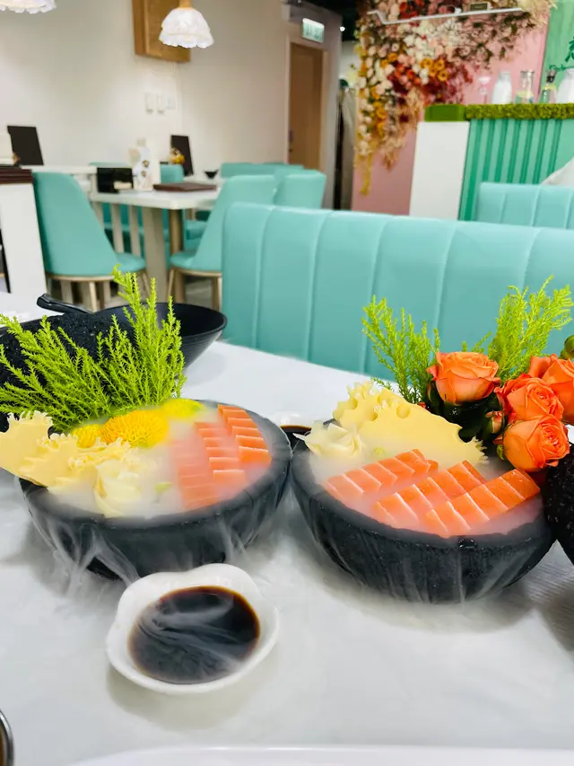 素食三文魚拼盤