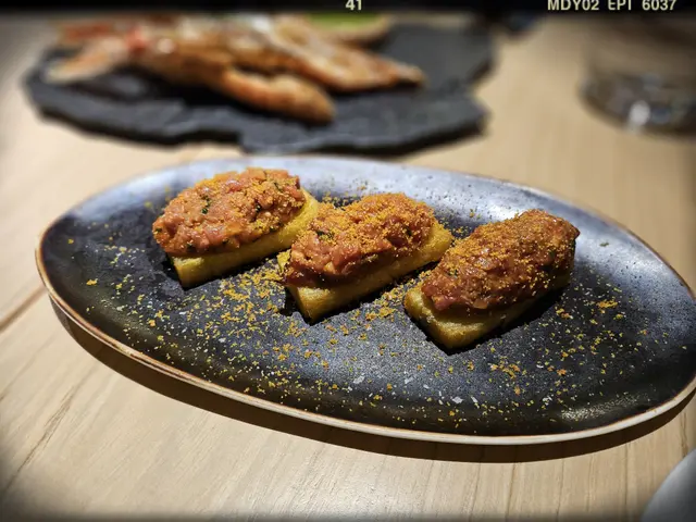 Wagyu Tartare and Mille Feuille Potatoes（$158）