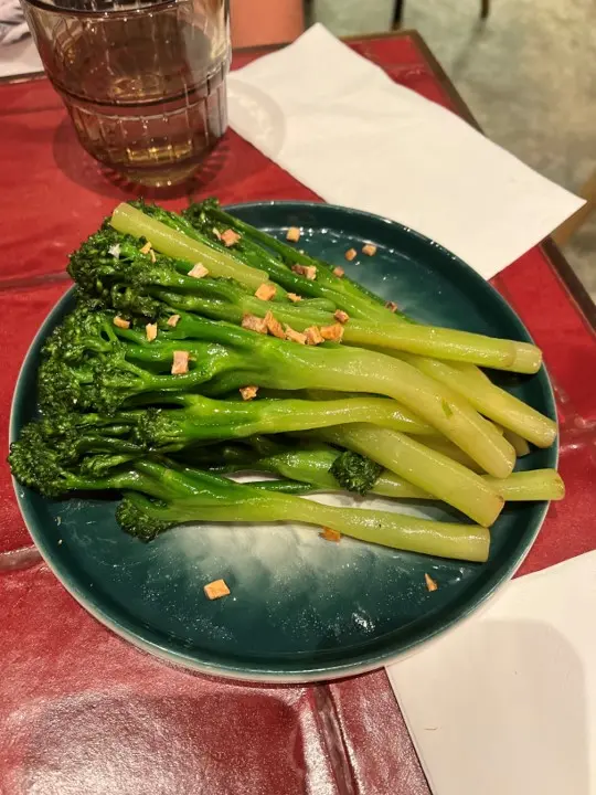 潮式方魚BB西蘭花