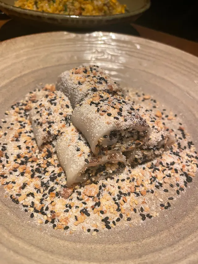 花生黑芝麻驢打滾