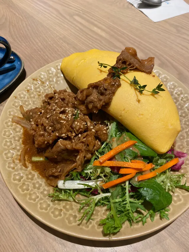 壽喜燒牛肉蛋包飯