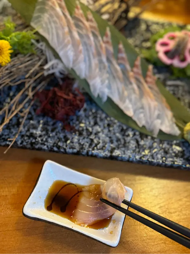 北海道蜜柑鯛薄切刺身