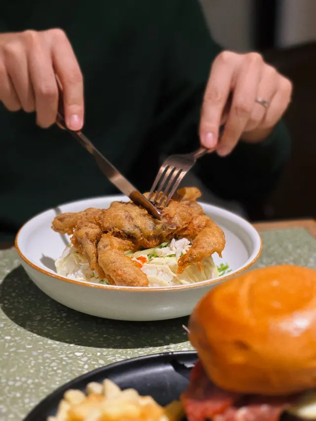 松葉蟹肉軟殼蟹飯