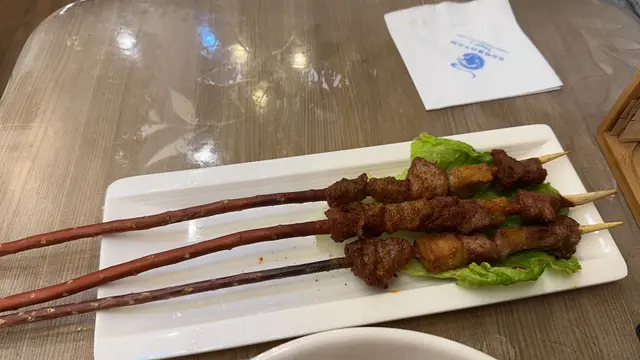 紅柳木羊肉串