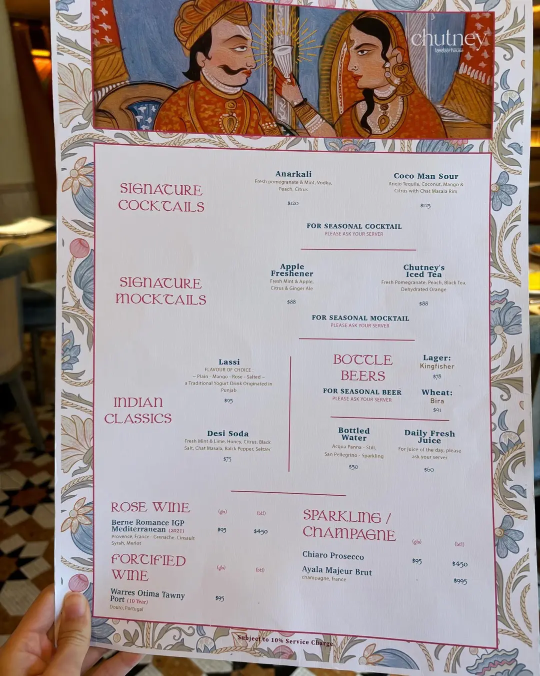 CHUTNEY's Menu Indian Curry in Central Hong Kong OpenRice Hong Kong