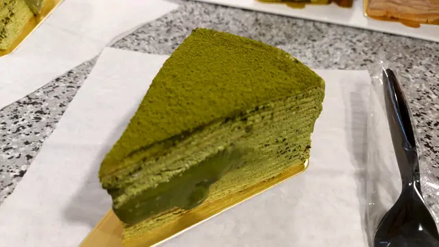 抹茶流心千層蛋糕