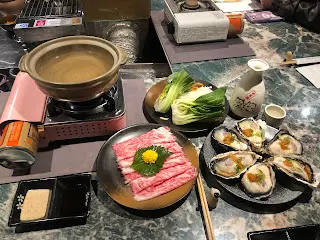 鹿兒島A5和牛火鍋 +無限追加日本生蠔