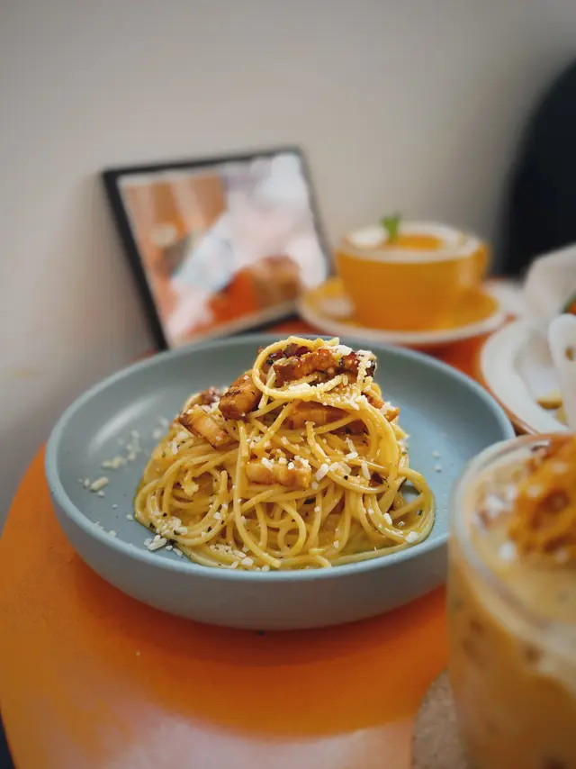 意大利風乾豬腩肉卡邦尼意粉