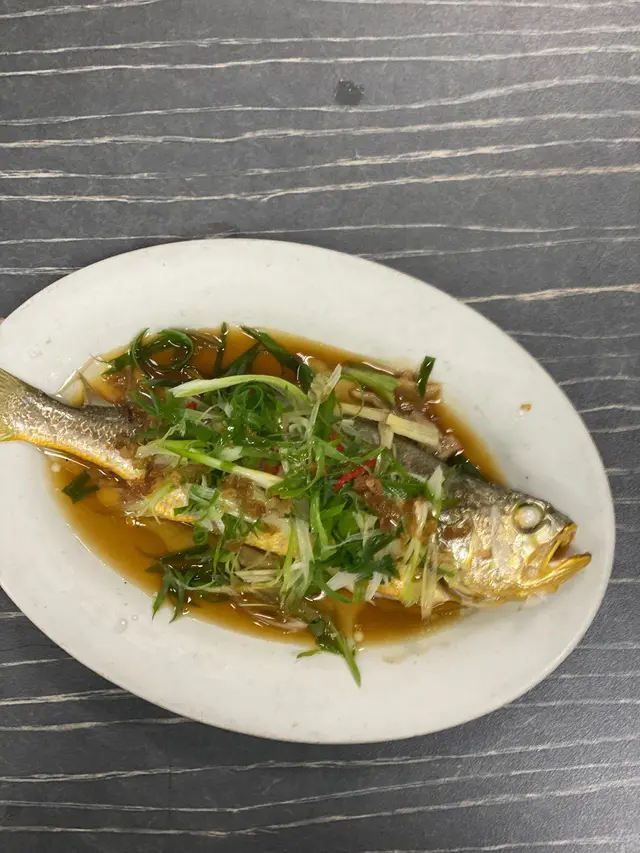 薑蔥蒸黃花魚