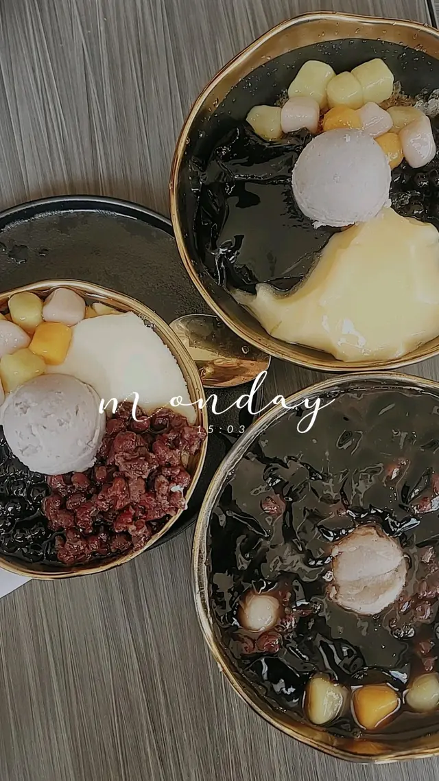 豆花，燒仙草，五色冰