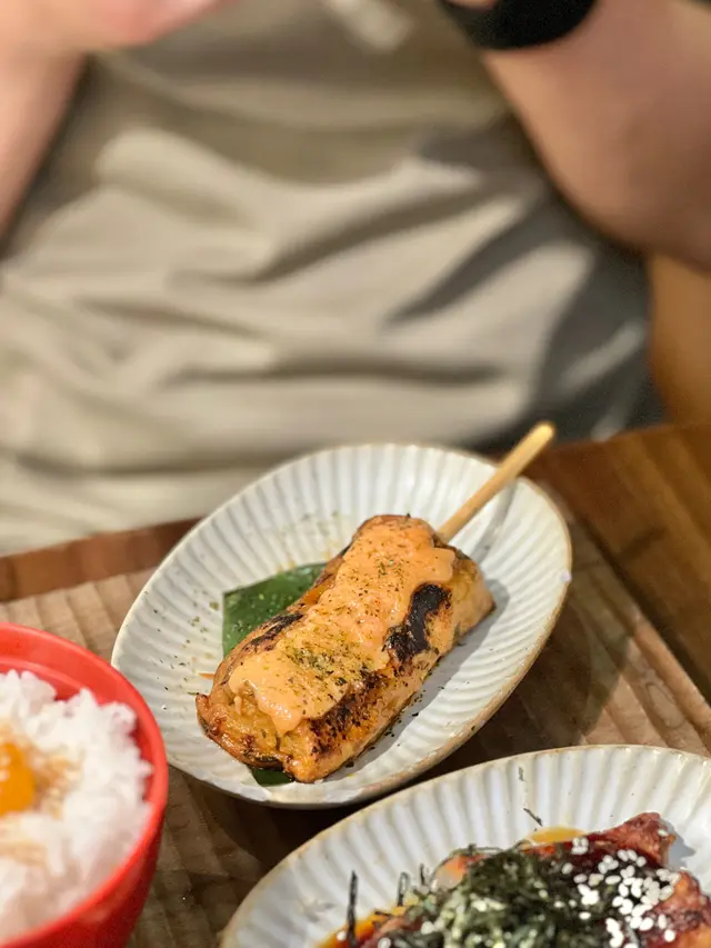 烤明太子章魚肉串