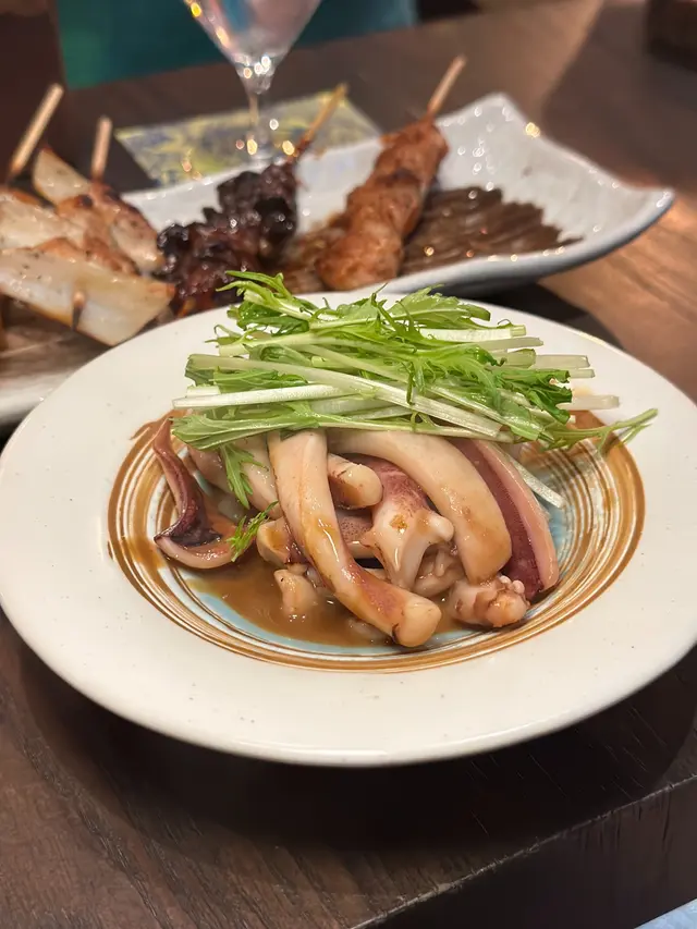 牛油烏賊肝醬炒魷魚