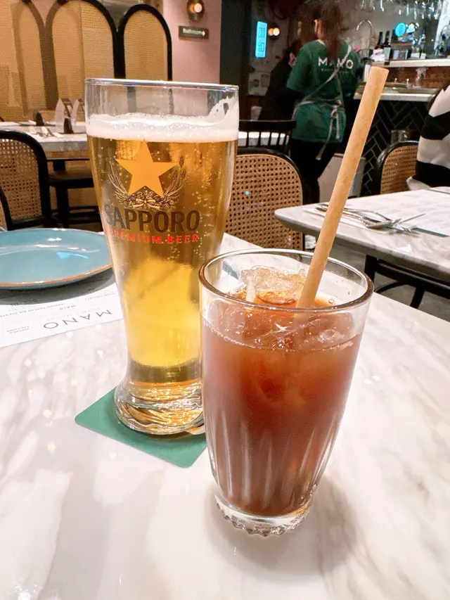 Sapporo & Lychee Tea