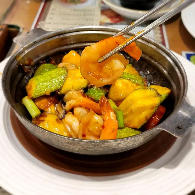 XO醬翠玉瓜炒蝦球