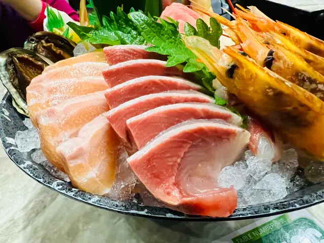 三文魚、油甘魚、牡丹蝦