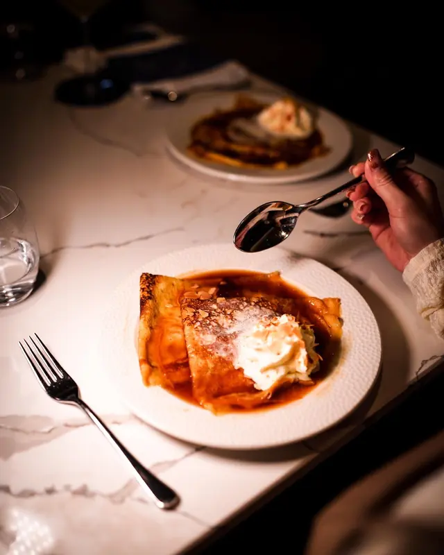 Crepes Suzette au gueridon