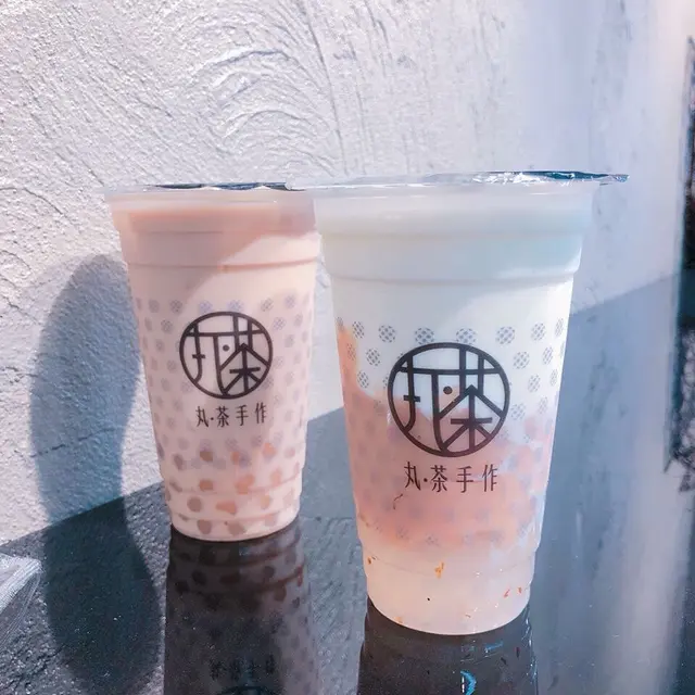 芋頭拿鐵 加 桂花珍珠