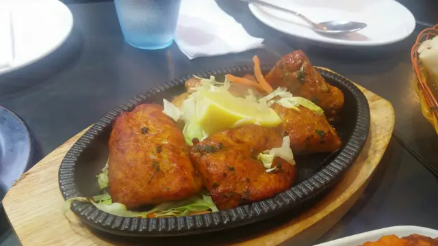 香烤鱸魚配咖哩汁