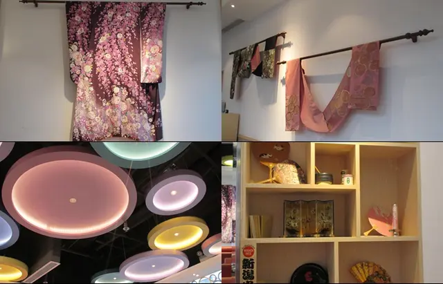 裝潢滿有和風色彩，亦帶點時尚感