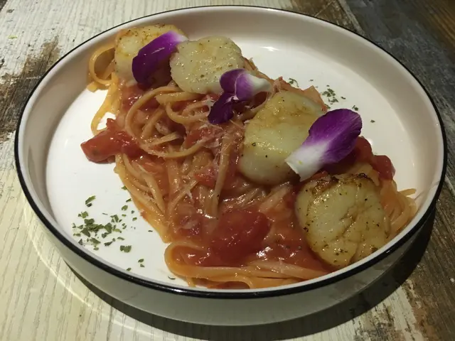 半生熟帶子鮮茄扁意粉