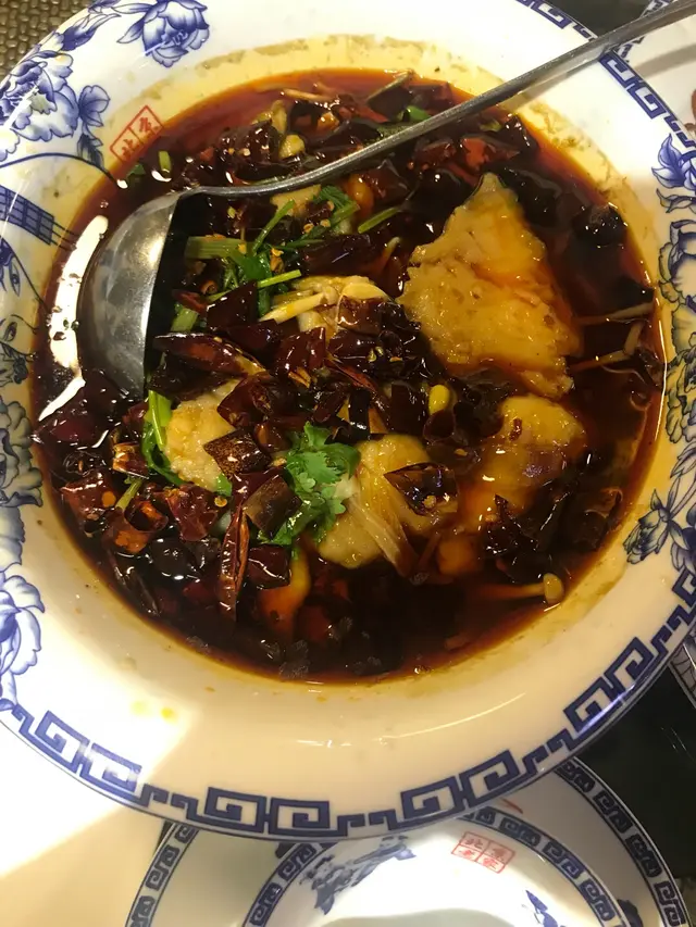 勁少魚片,咁大個碗得10塊都冇,魚片似炸過的魚柳,無魚味炸漿又淋晒,入面有少量菜同粉皮