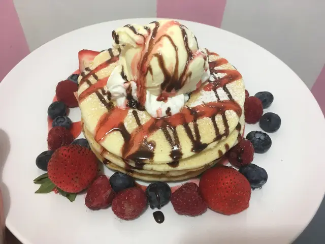 千層pancake配雪糕