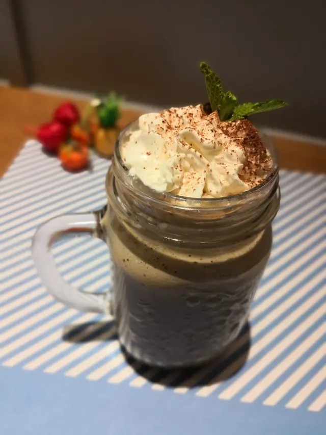 Mint Mocha frappe