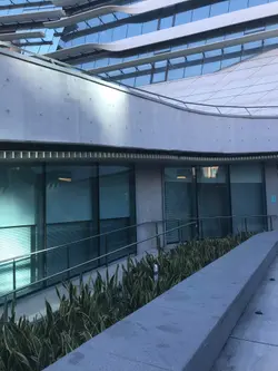 The location right neat to the Innovation Tower in a little garden