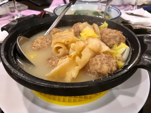 濃湯花膠浸獅子頭