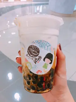 奶蓋黑糖波霸鮮奶 