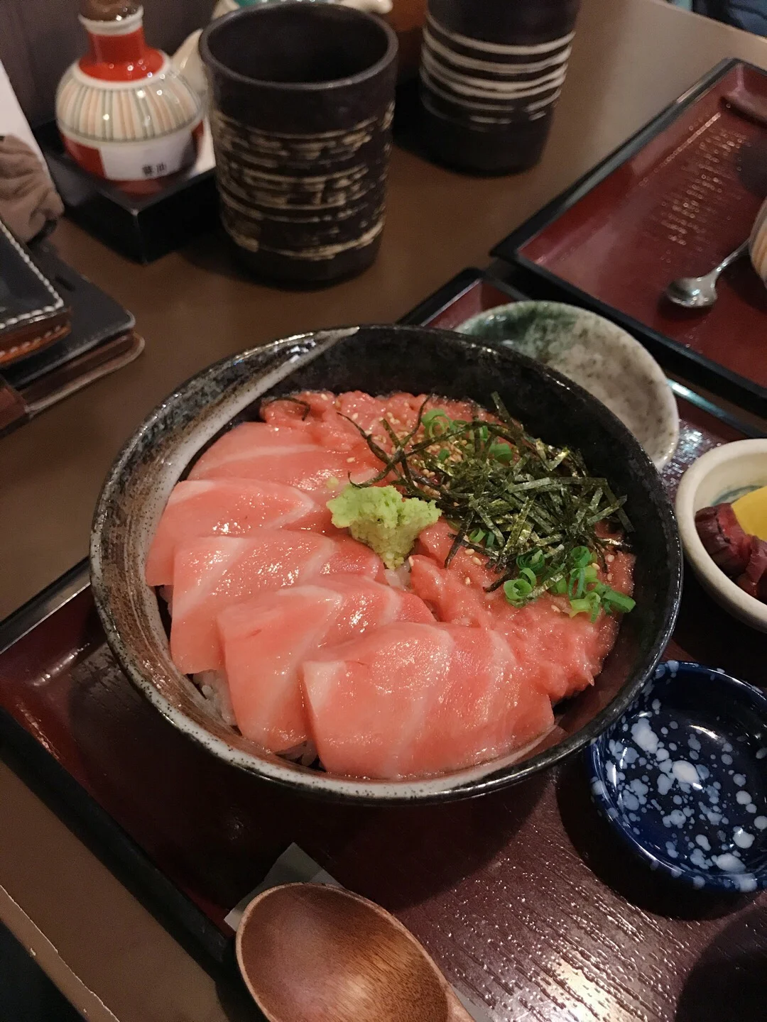 藍鰭吞拿魚大腩&魚腩蓉丼定食