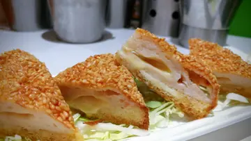 法式芝心蝦多士