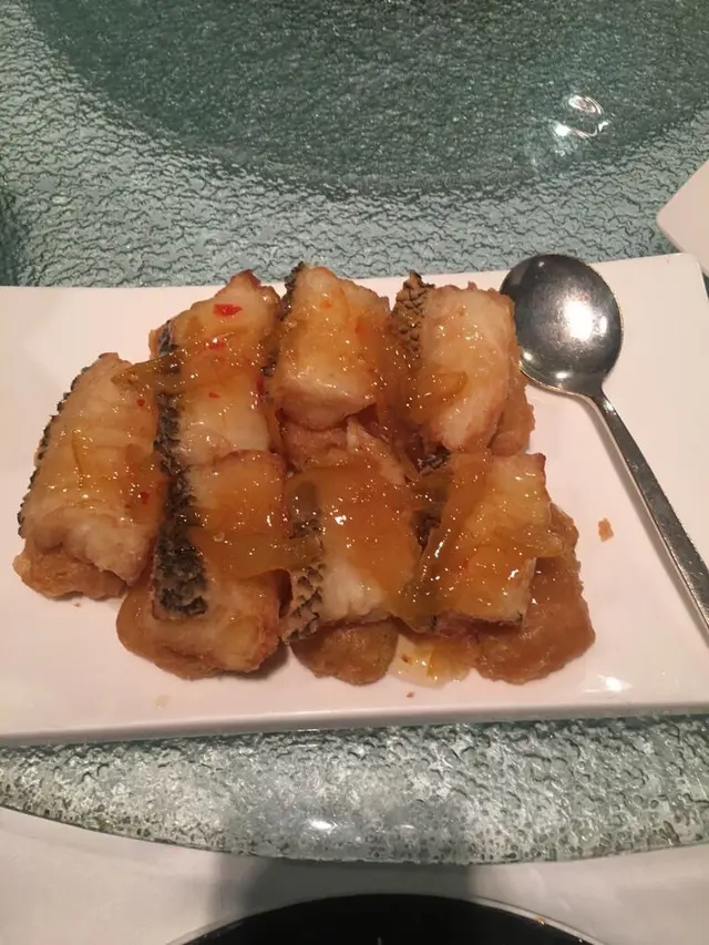 柚子汁燒鱈魚件