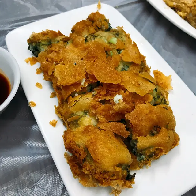 酥炸小棠菜