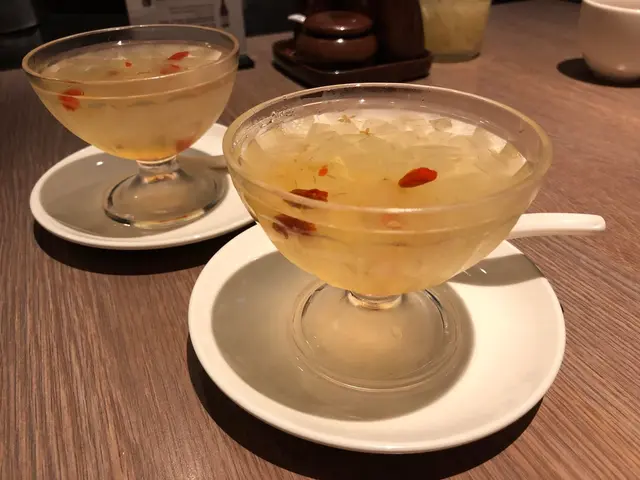 入口淡淡桂花香,夠晒清甜,
加上爽口嘅蘆薈肉,潤喉解膩~