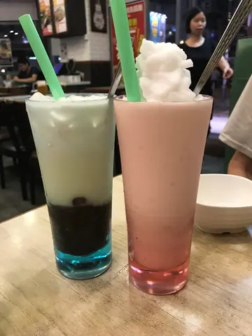 椰汁红豆冰&椰汁沙冰